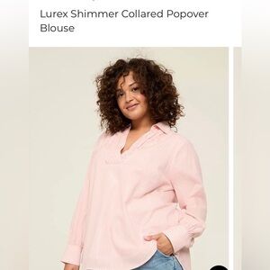 NWT Lane Bryant popover blouse